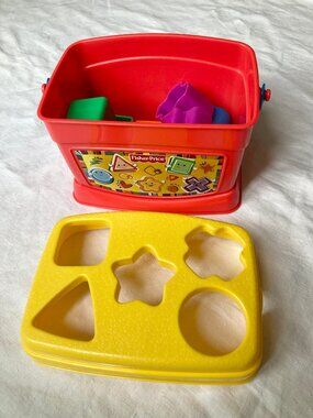 🪴5/$30 Fisher Price Shape Sorter Bucket Toy Baby Toddler